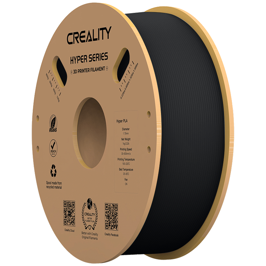 Creality Hyper PLA High-Speed Black Filament 1kg - image 2