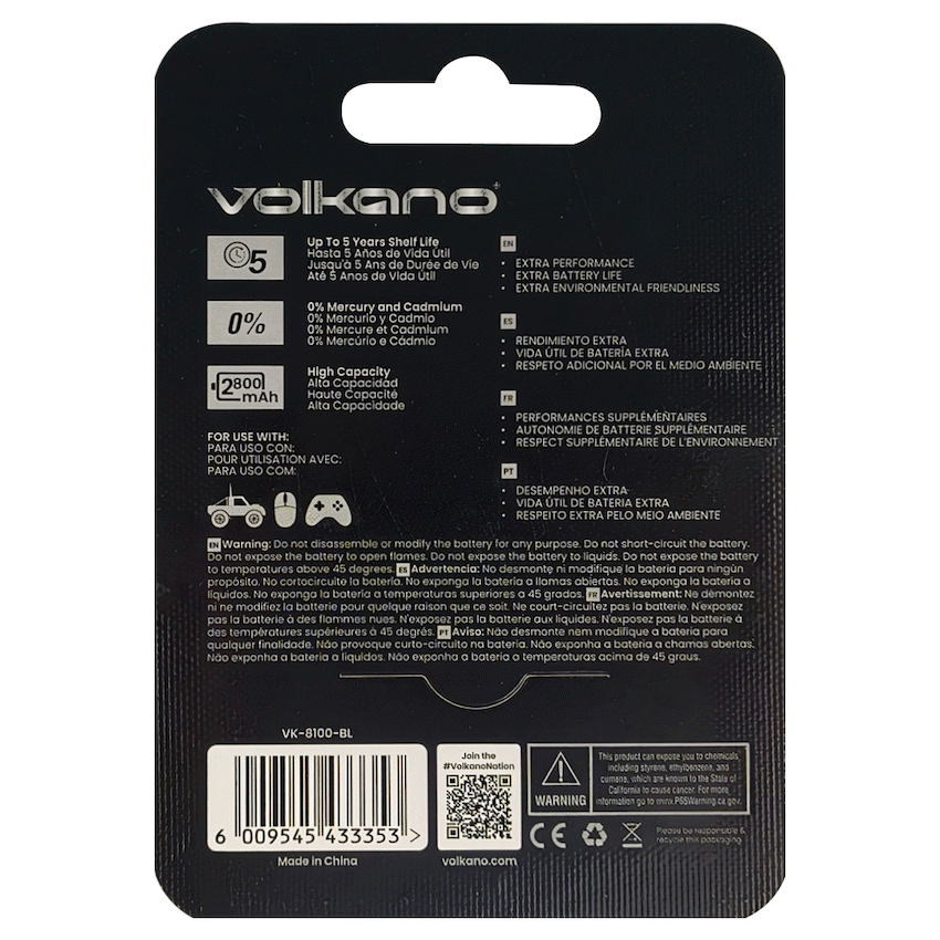 Volkano Extra series Alkaline Batteries AA pack of 4 - image 2