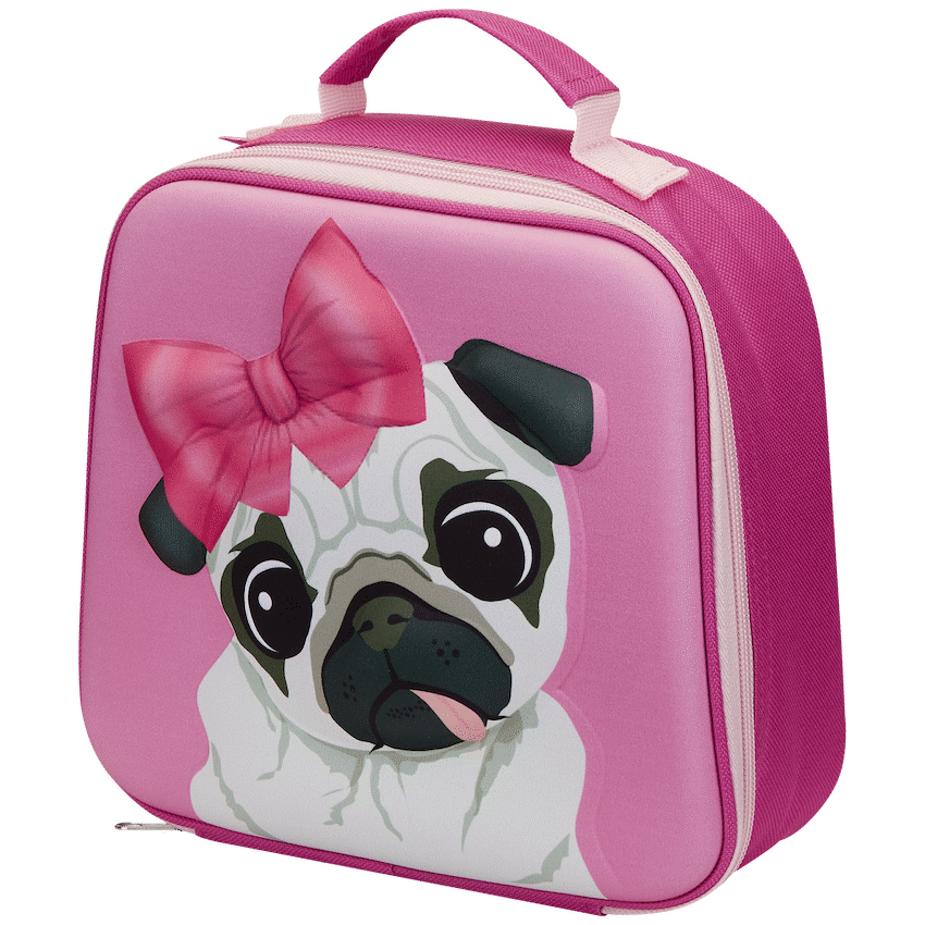 Quest Pug 3D EVA Lunch Bag - Pink - image 2