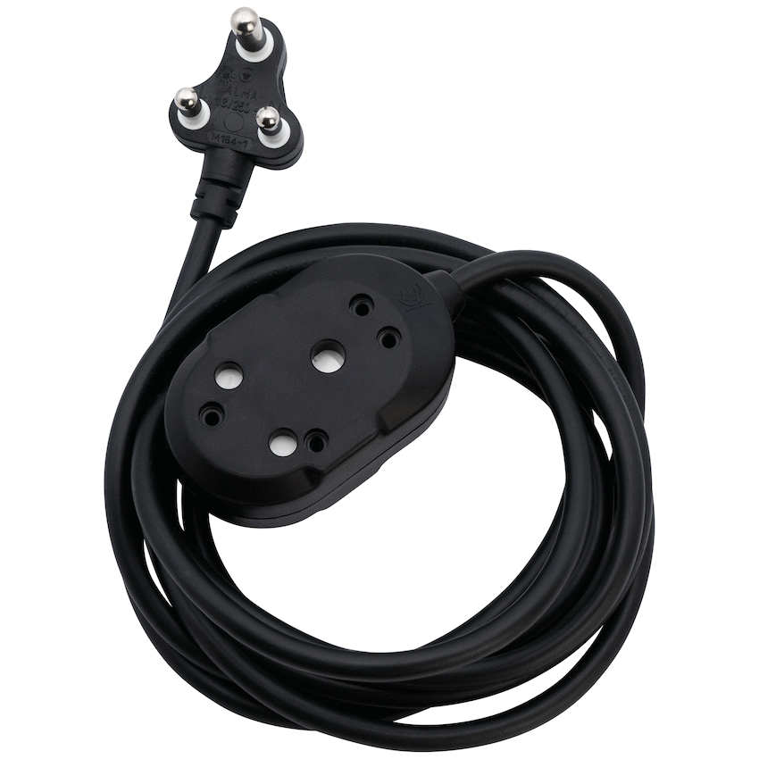 Ellies Back-to-Back Light-Duty Extension Lead - 3m - image 2