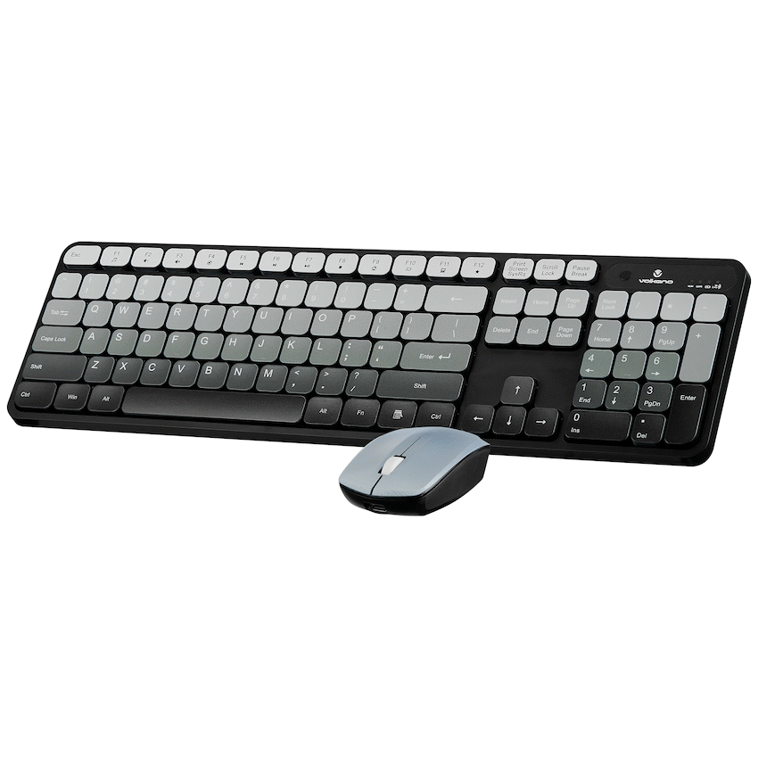 Volkano Prism Series Bluetooth Wireless Keyboard and Mouse - Grey - image 2