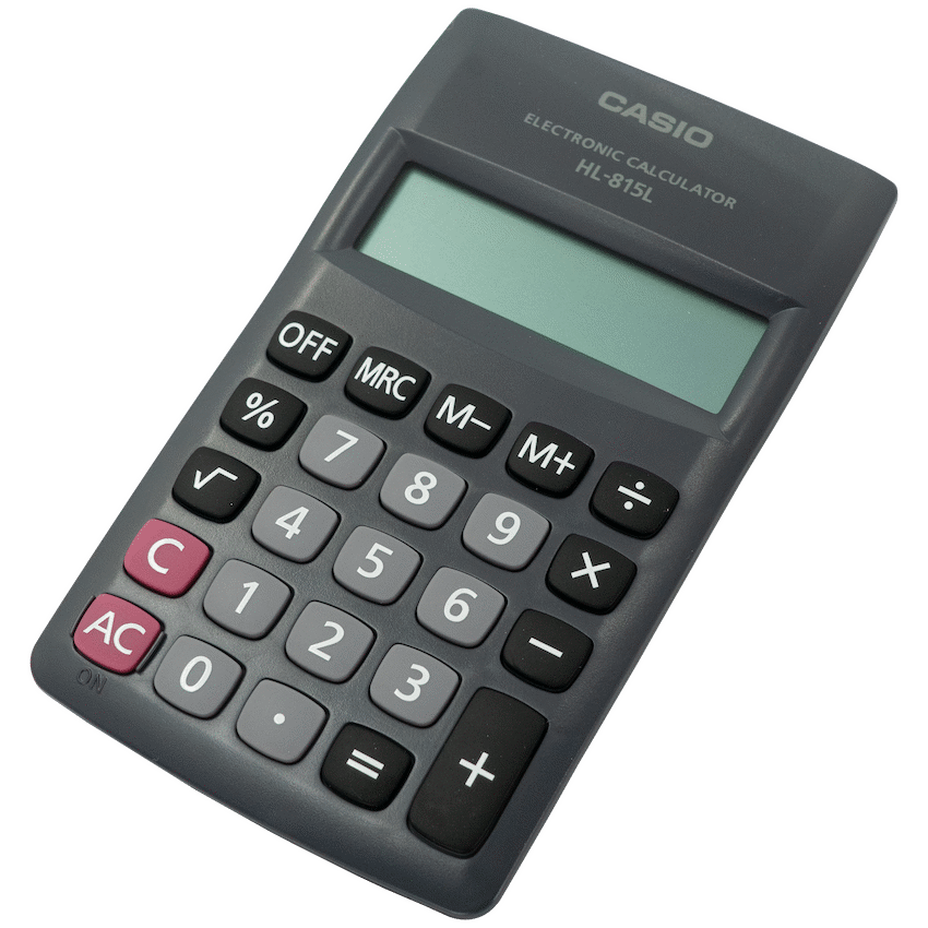 Casio HL 815 Pocket Calculator - Black - image 2