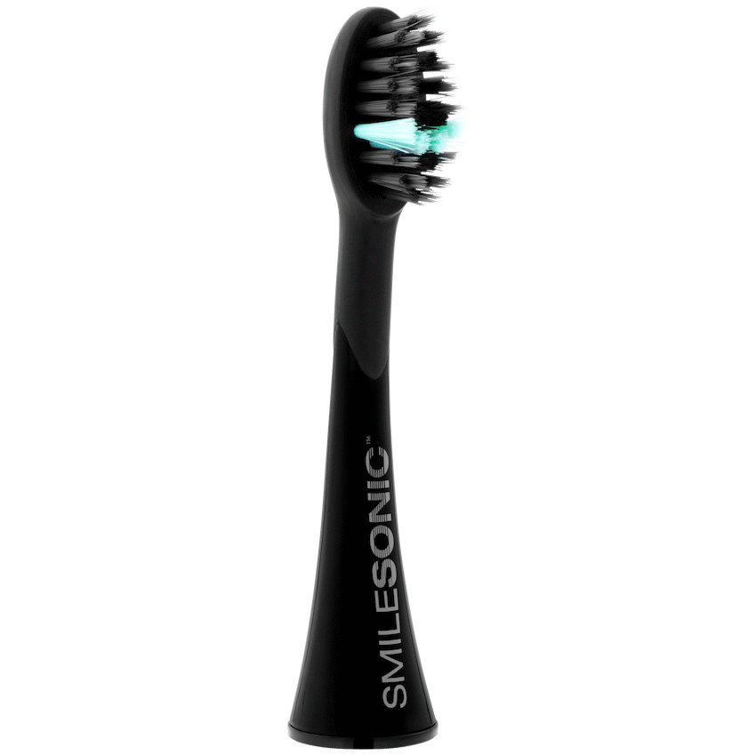 2 Replacement toothbrush heads - Black - image 2