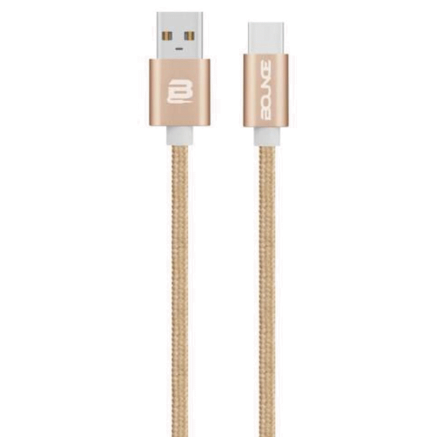 Bounce Cord Series Braided Micro USB Cable 2m - Champagne Gold - image 2