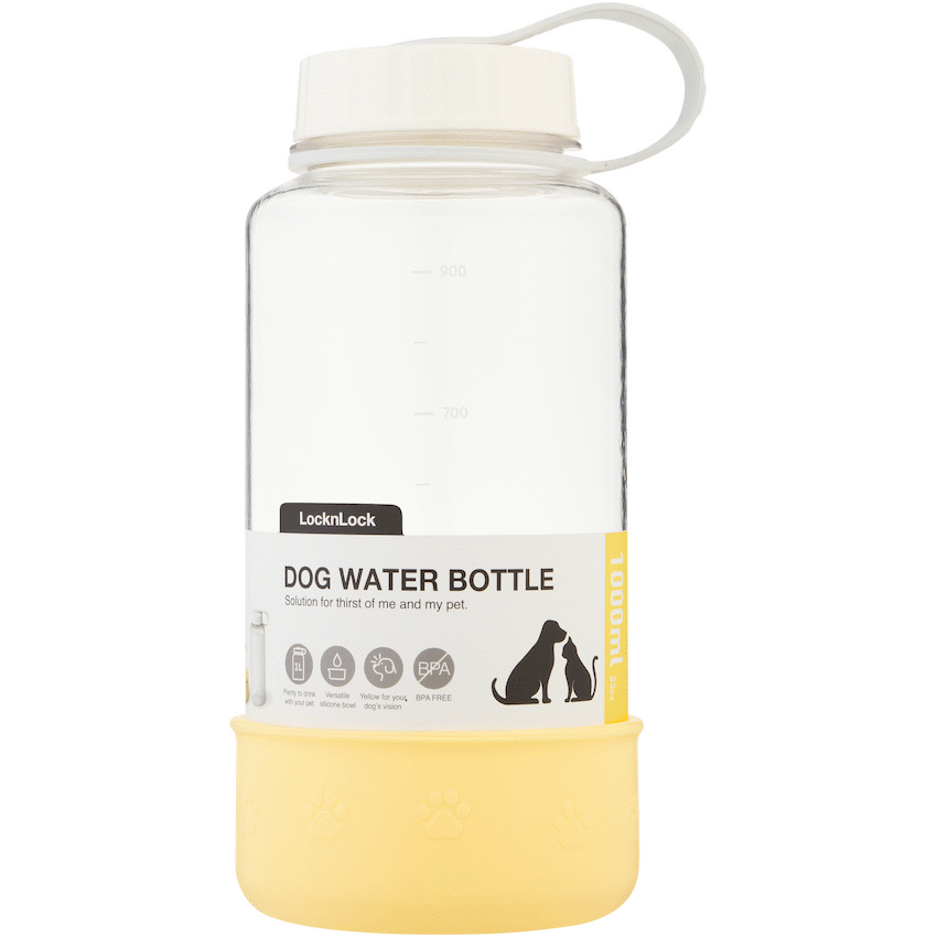 LocknLock Pet Water Bottle & Bowl 1lt - image 2