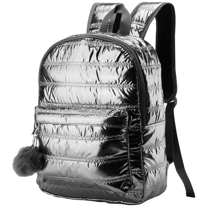 Quest Puffer Backpack Silver - image 2