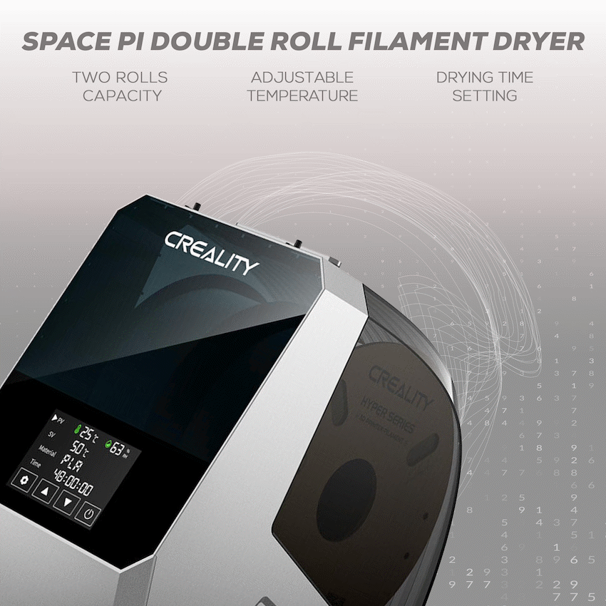 Creality Space Pi Double Roll Filament Dryer - image 2