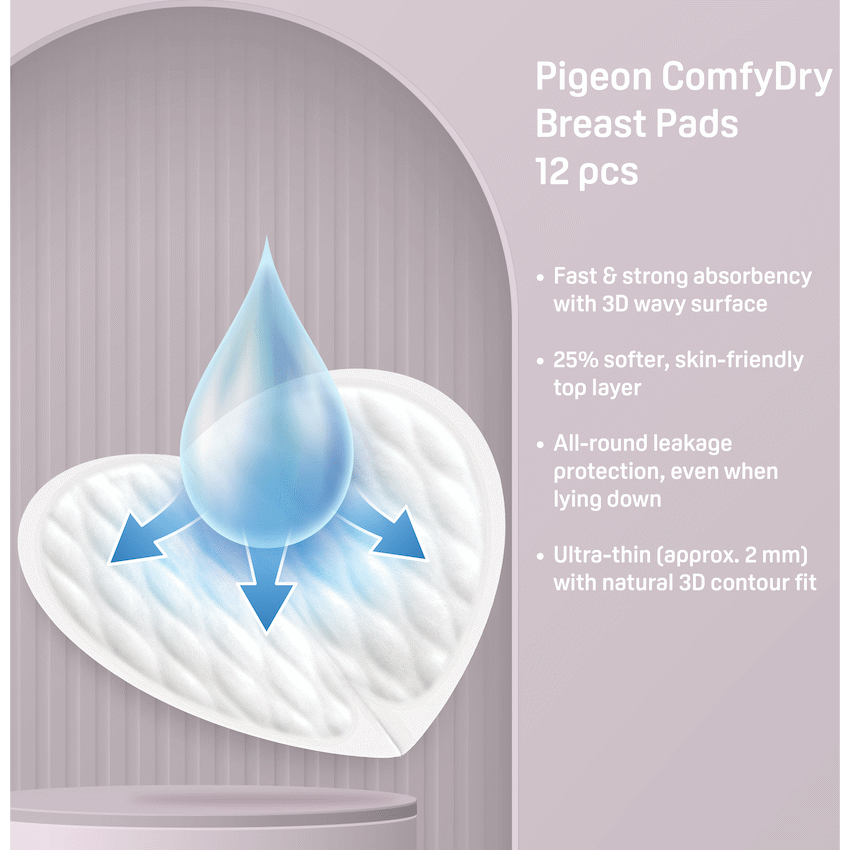 Pigeon Comfydry Breast Pads 12 pcs - image 2