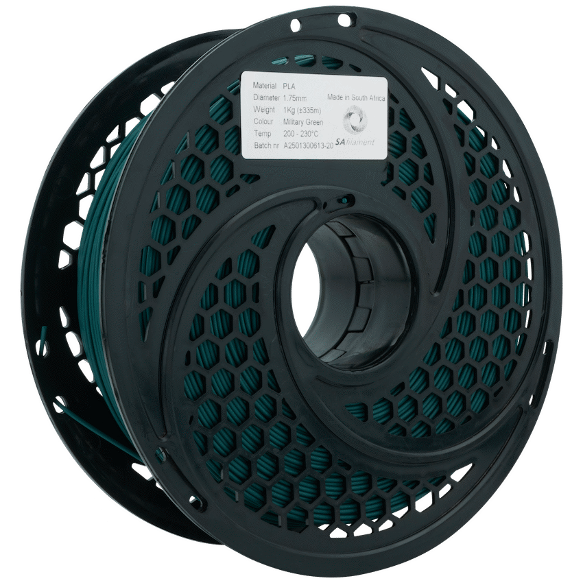 SA Filament PLA Filament 1kg - Military Green - image 2