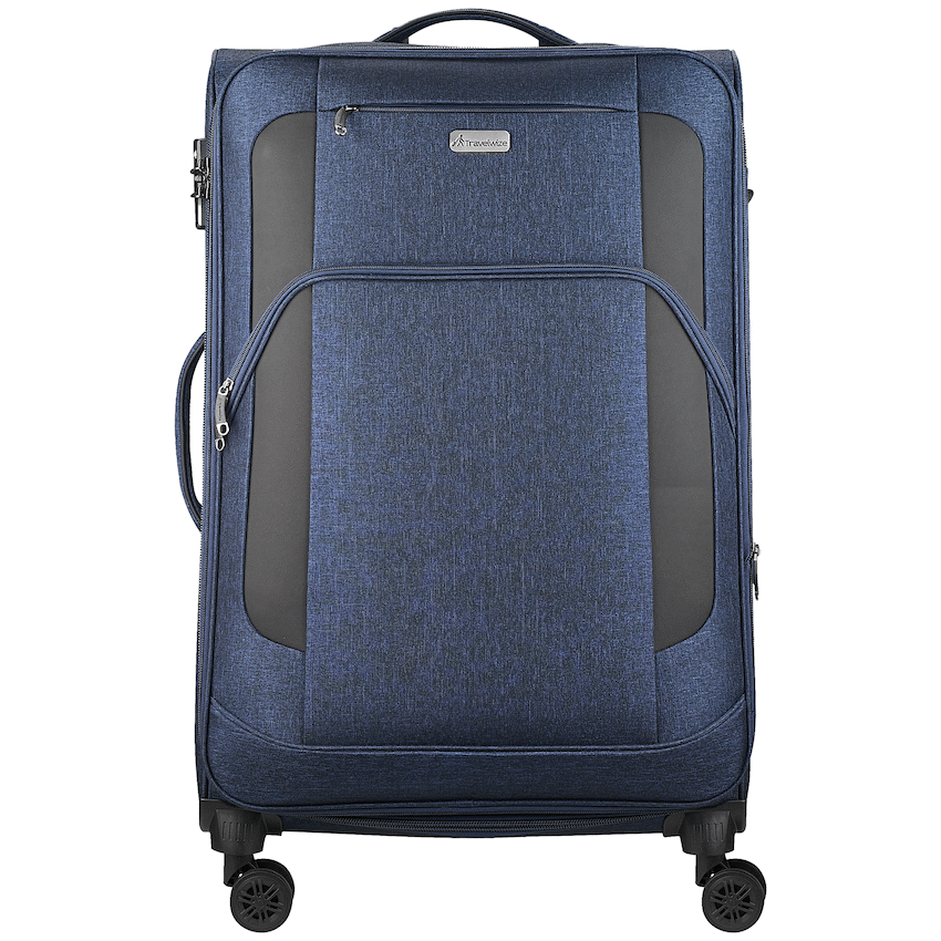 Travelwize Aurora 75cm 4-Wheel Spinner Trolley Case - Navy Melange - image 2