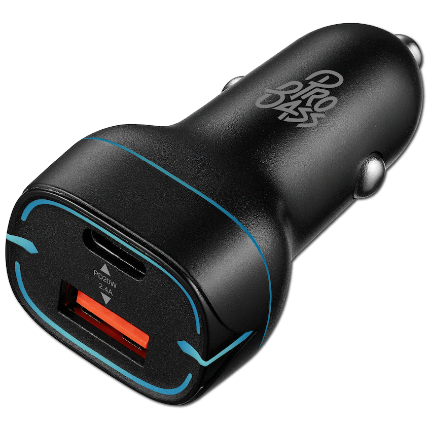 Pro Bass AutoPower Series 32w Dual USB and Type-C Car Charger - image 2