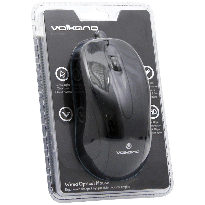 Volkano Earth Series Wired Mouse - image 2