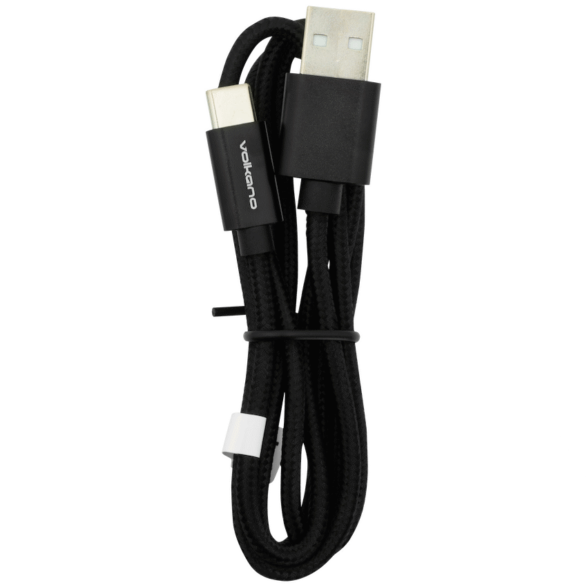 Volkano On-The-Go USB to Type-C 18w Braided 1m Cable - Black - image 2