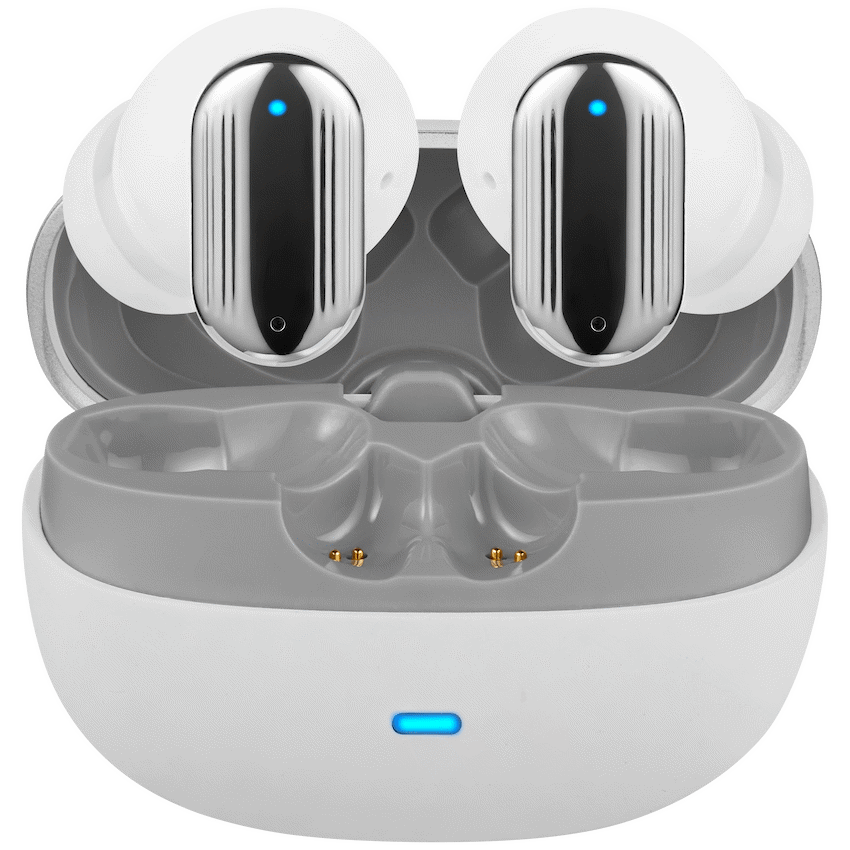 Pro Bass Flex Series TWS Earphone - White + Grey - image 2