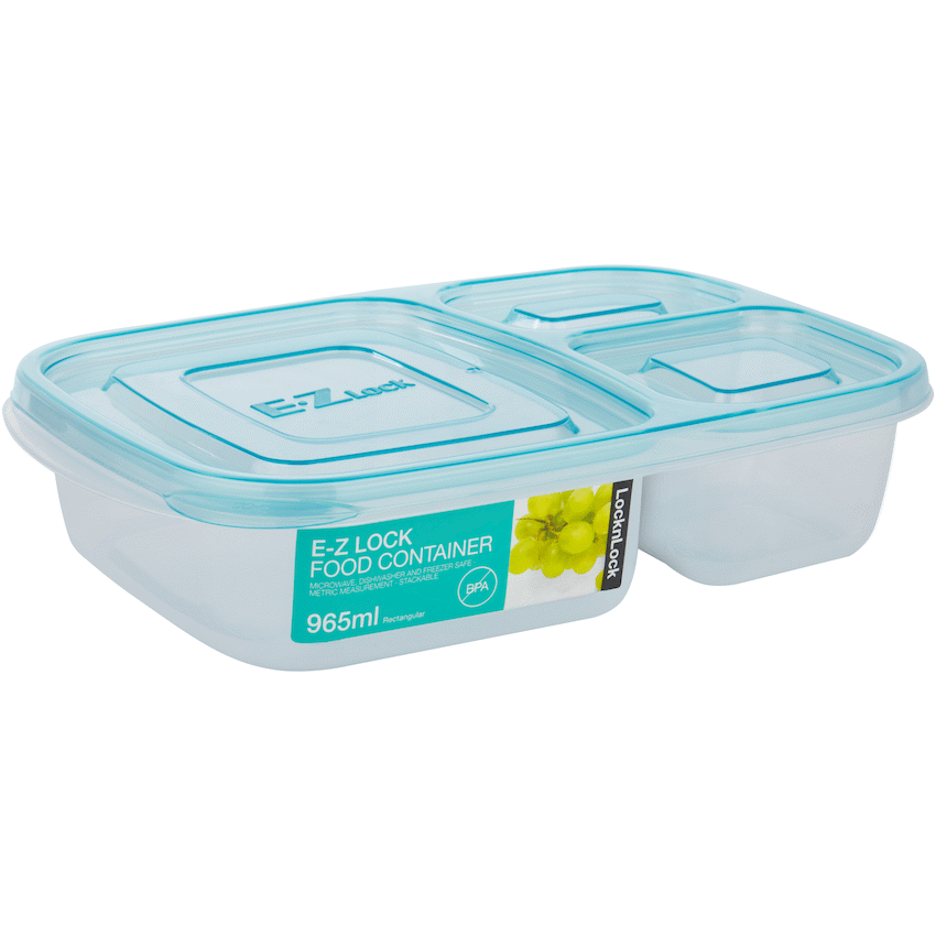 LocknLock EZ Lock rect 965ml blue - image 2