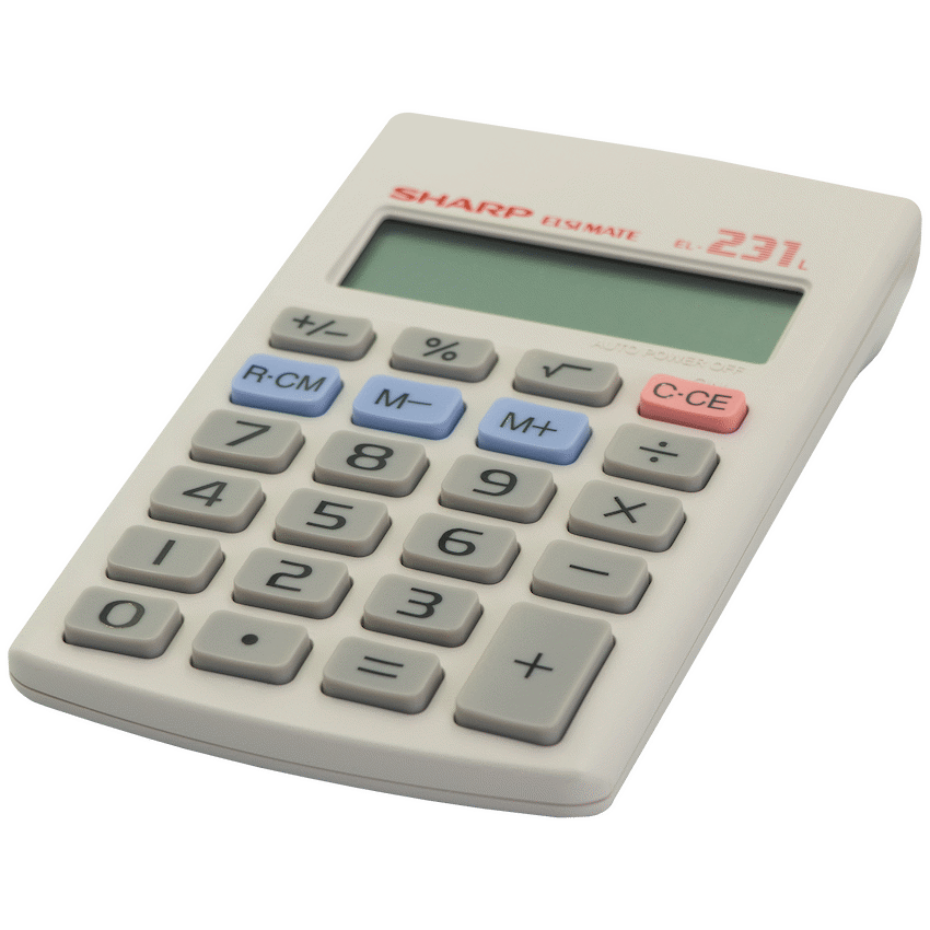 Sharp EL231 LB Pocket Calculator - image 2