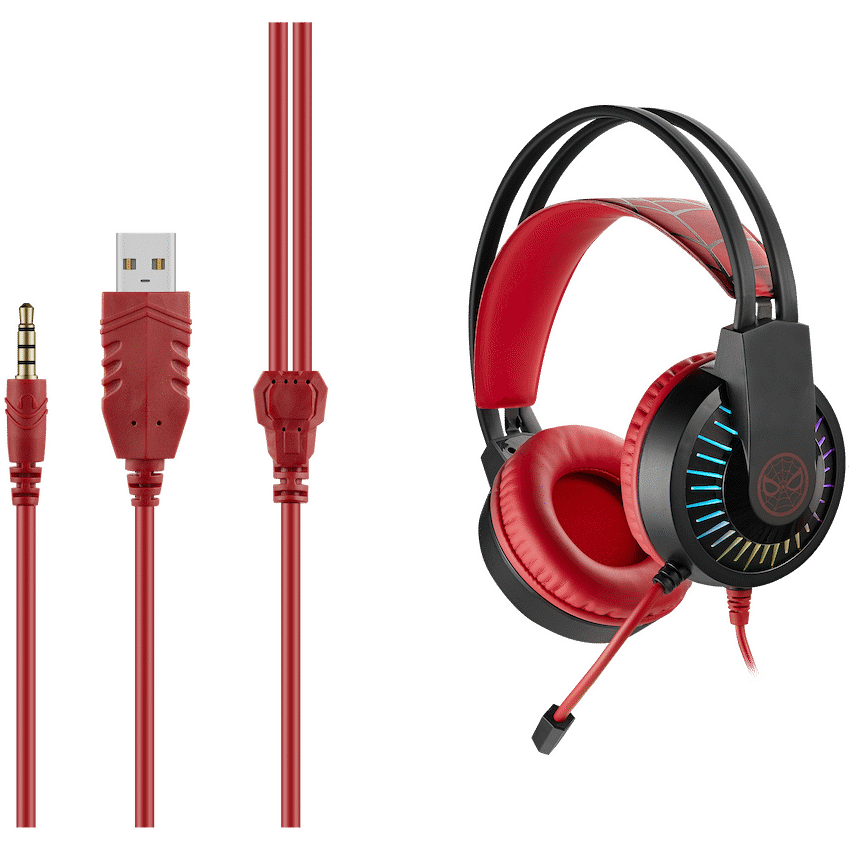 Marvel Spiderman Gaming headphone with boom mic - image 2