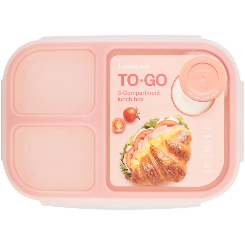 LocknLock To-Go lunch box 980ml pink - image 2