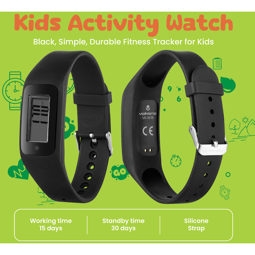 Volkano Step Up Series Activity Watch - Black - image 2