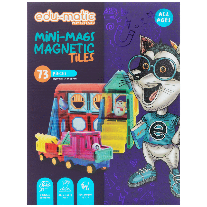73 Magnetic Tiles, Windows, Stickers and Snowmen - image 2
