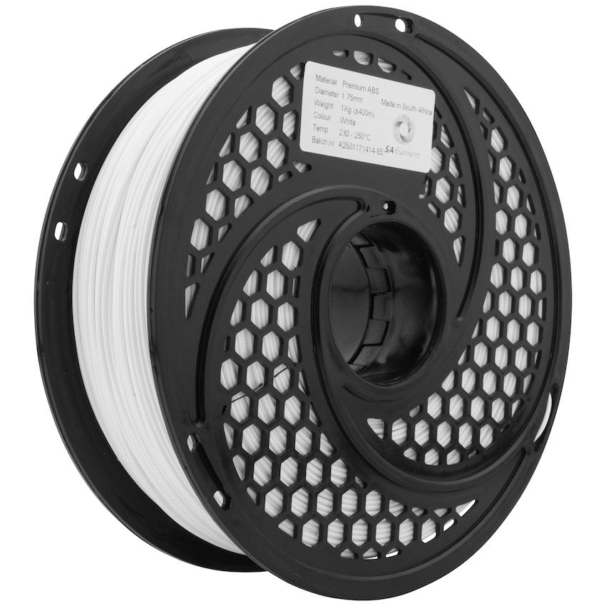 SA Filament ABS Premium Filament 1kg - White - image 2