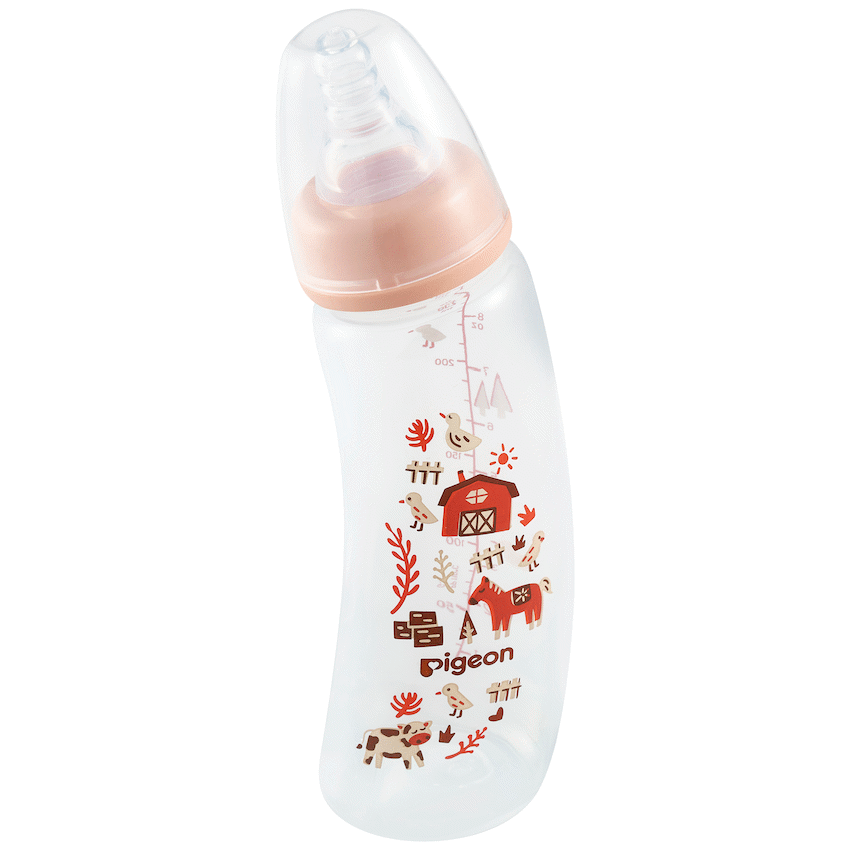 PIGEON FLEXIBLE CURVE BOTTLE 250ML - FARM - image 2