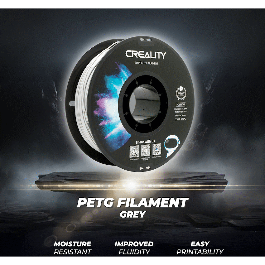 Creality PETG Filament Grey 1kg - image 2