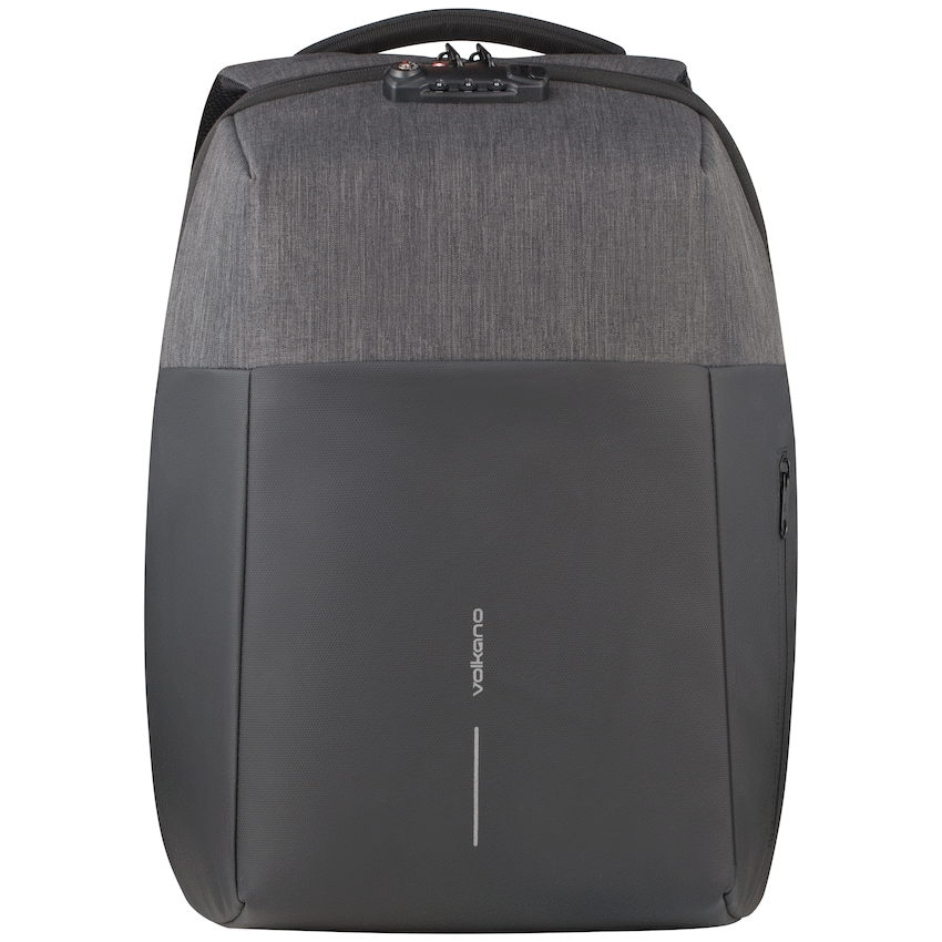 Volkano Smart Deux Laptop Backpack - Black/Charcoal - image 2