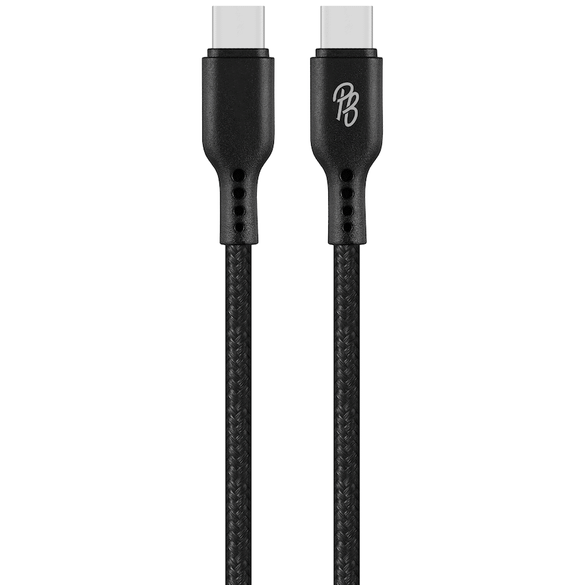 Pro Bass Chord Series 1.2m 30w Type-C to Type-C Braided - Black - image 2