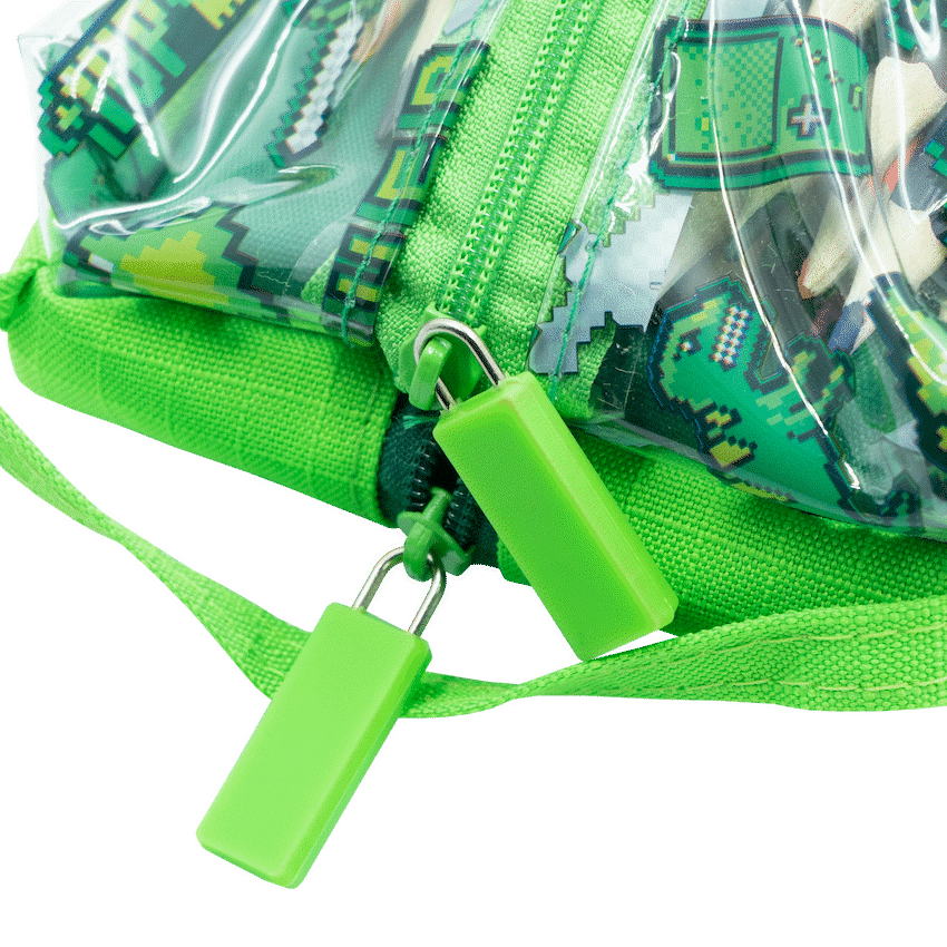 Quest Clear PVC Pencil Case - Gamer Green - image 2