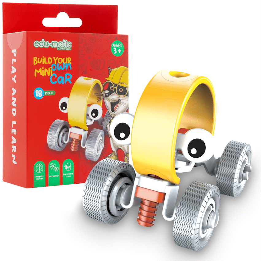 Edu-matic Flexi Build Mini Kit - Car - 18 pcs - image 2