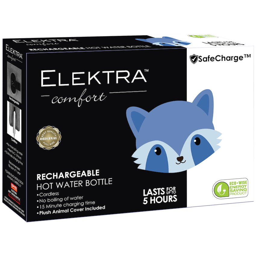 Elektra Hot Water Bottle - Blue Raccoon - image 2