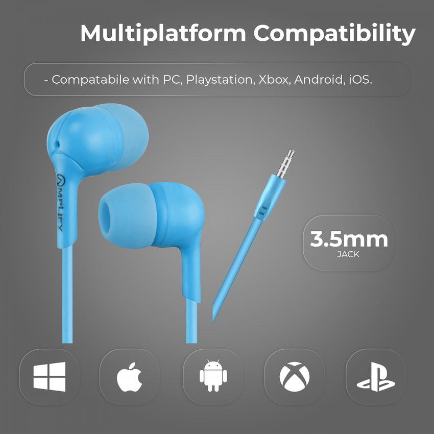 Amplify Jazz Series Earphones - Blue - image 2