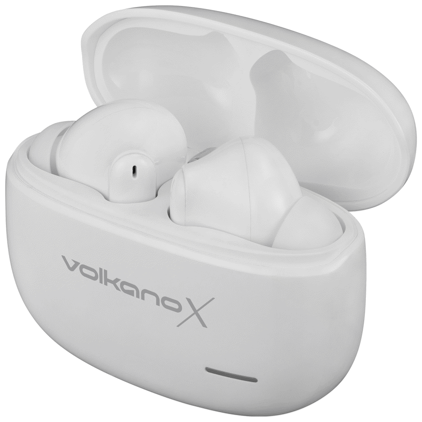 VolkanoX VXT200S Hybrid ANC TWS Earphones - White - image 2