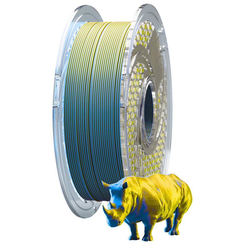 SA Filament Dual Silk PLA Filament 750g - Golden Sapphire - image 2
