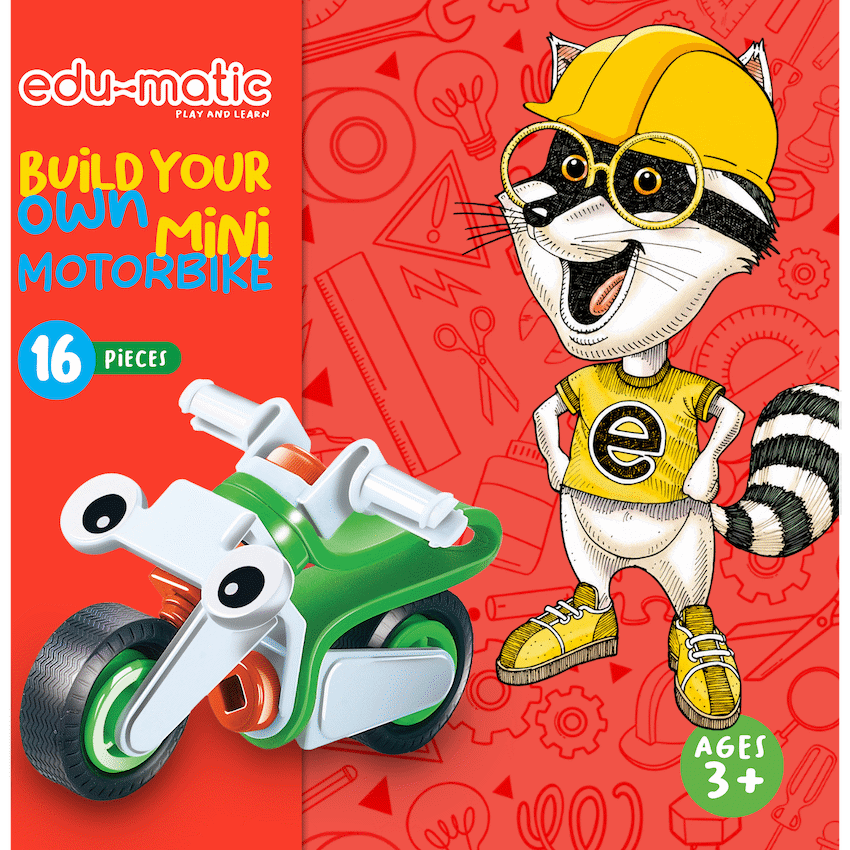 Edu-matic Flexi Build Mini Kit - Motobike - 16 pcs - image 2
