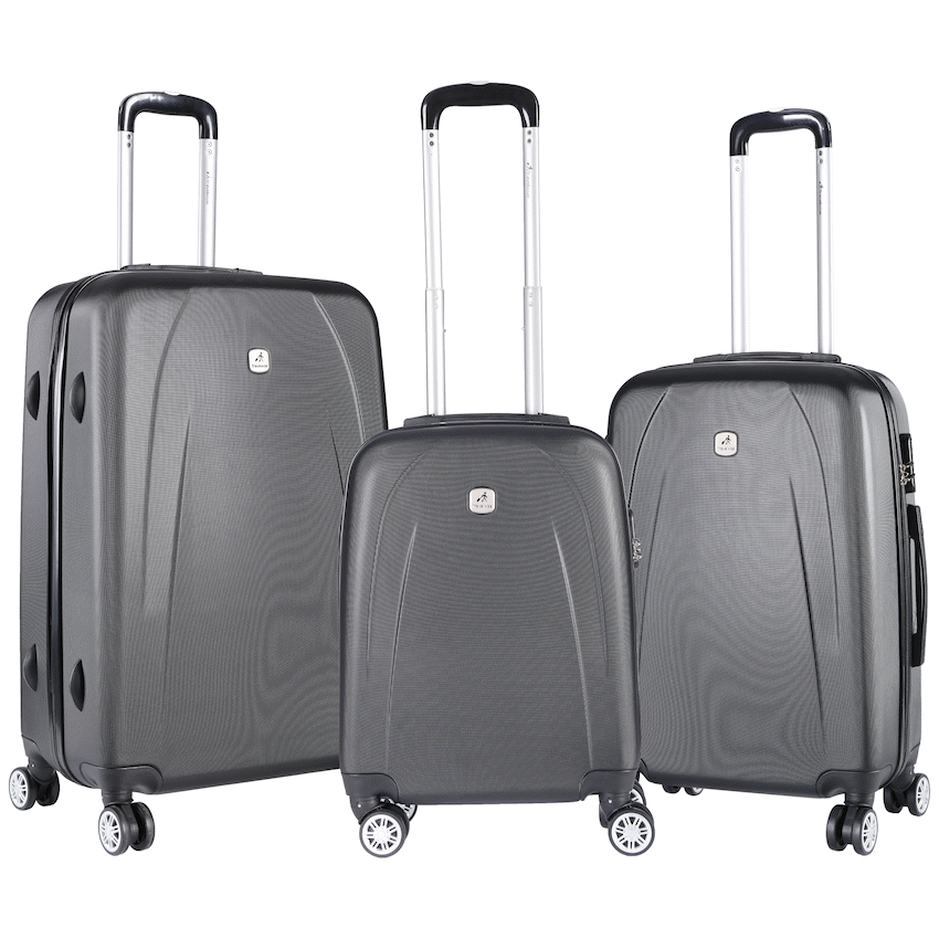 Travelwize Stratus ABS 3-Piece Set - Dark Grey - image 2
