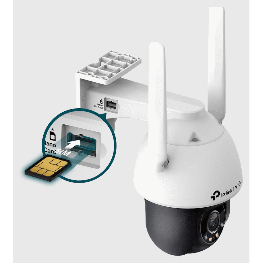 TP-Link Vigi C540-4G 4MP 4mm Outdoor Full-Color 4G PT Network Camera - image 2