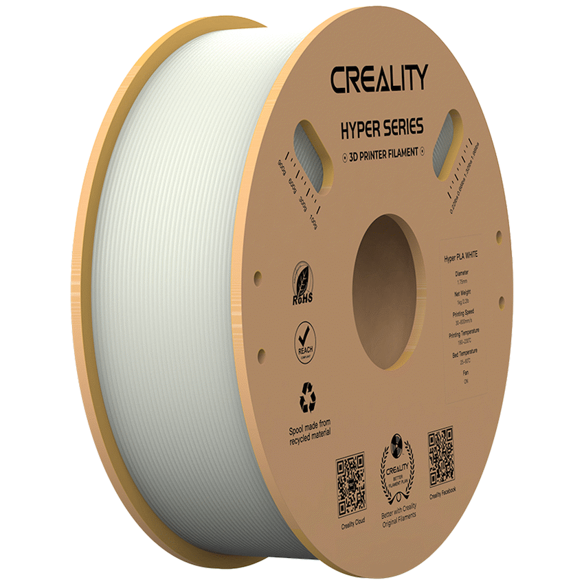 Creality Hyper PLA High-Speed White Filament 1kg - image 2