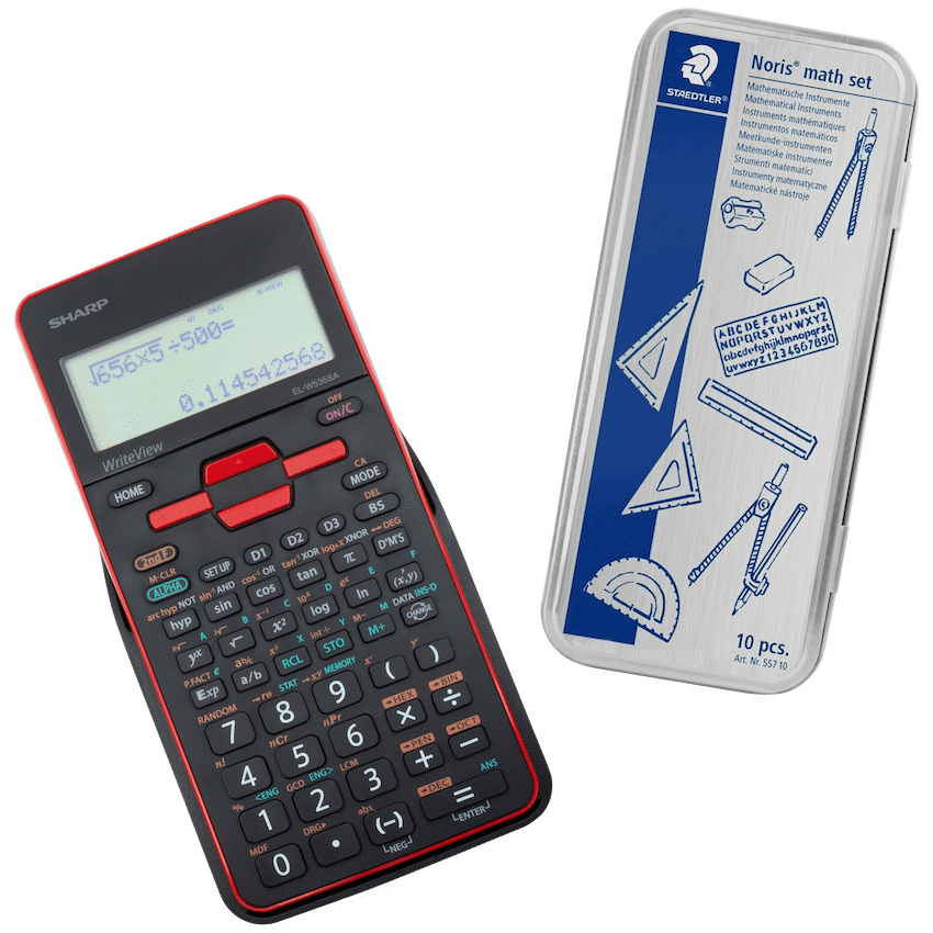 Sharp EL535 Scientific Calculator - 422 Functions- Red - image 2