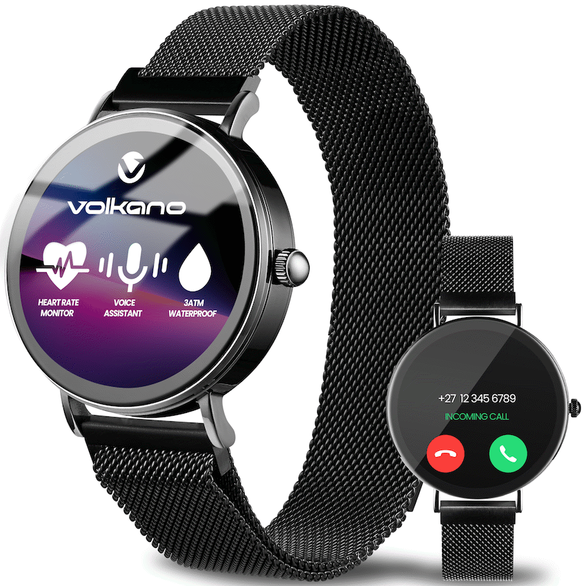 Volkano Valencia Series Ladies Smart Watch - Black - image 2