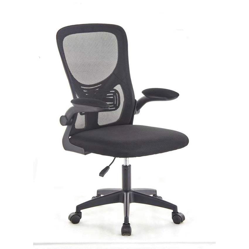 Everfurn Ella Mid Back Office Chair - Black - image 2