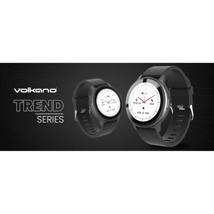 Volkano Active Tech Trend series Watch with heart rate monitor - Black - image 2