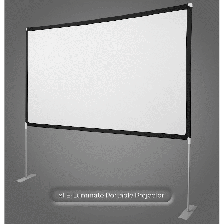 Connex E-Luminate Portable Projector Screen 100" - 16:9 - image 2