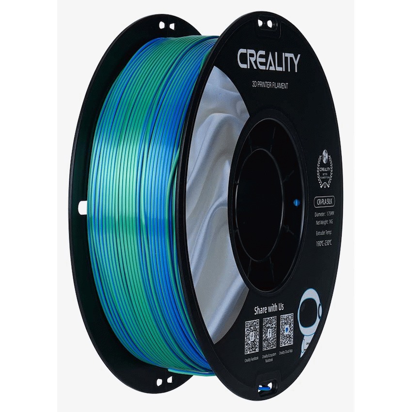 Creality Dual Silk Filament PLA Blue-Green 1kg - image 2