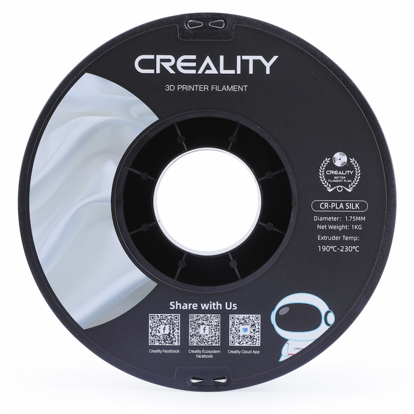 Creality Silk Filament PLA White 1kg - image 2