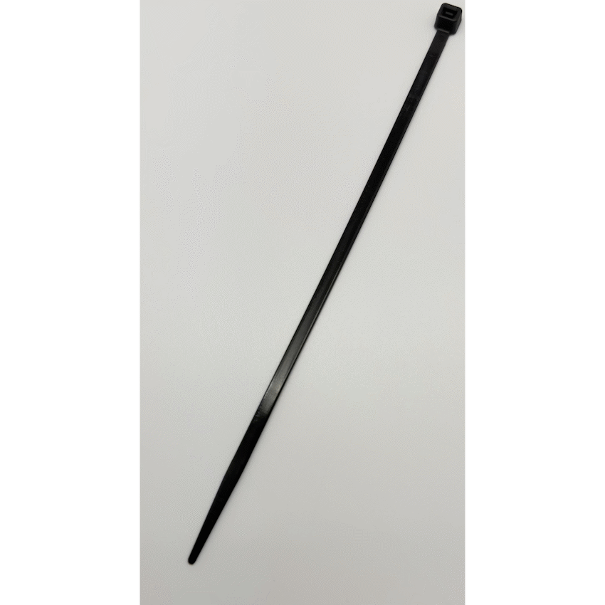 Ellies Cable Tie 4.8mm X 200mm -  100 PACK SIZE - BK - image 2