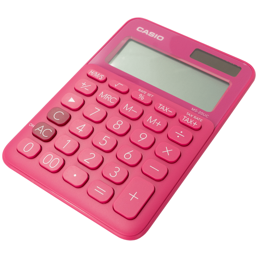Casio MS-20UC - Desktop calculator 12 Digit - Red - image 2