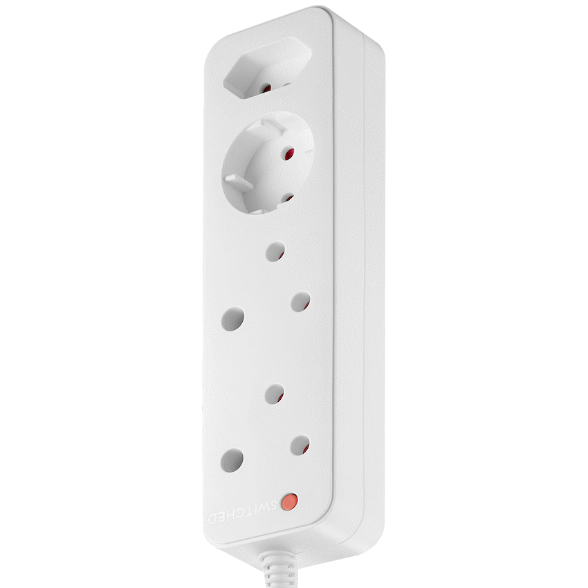 Switched High Surge 4-Way Multiplug 5m 1140J - image 2