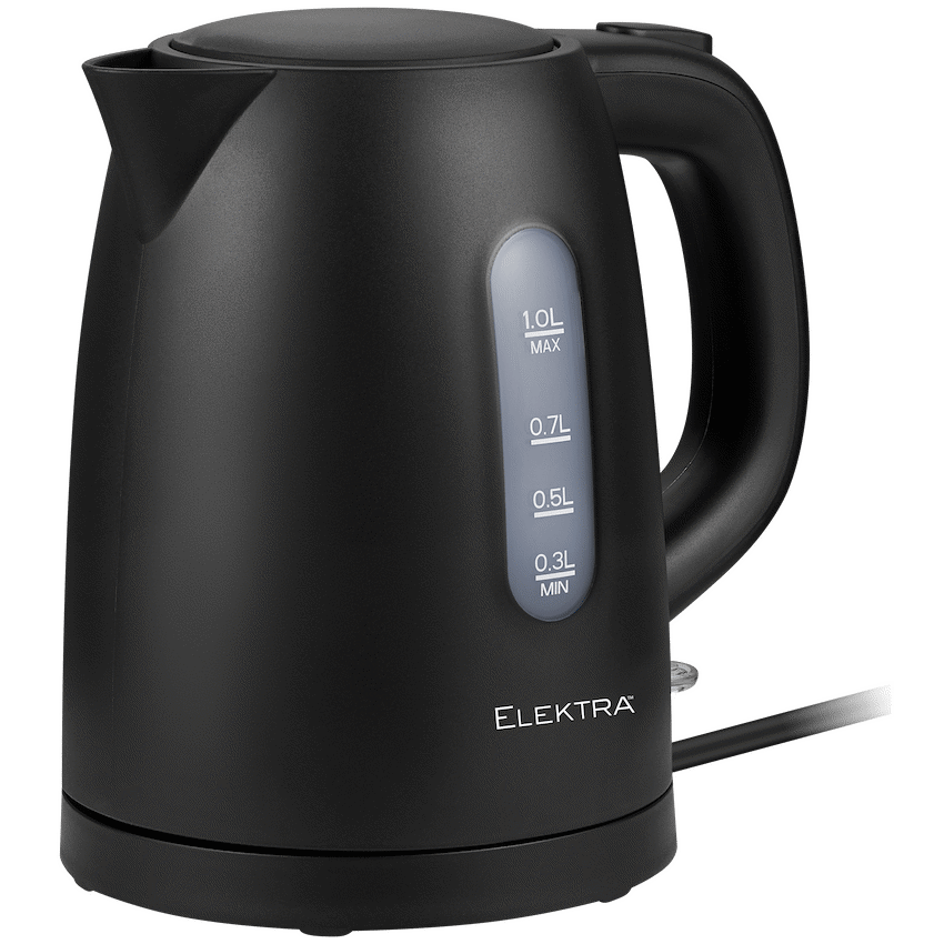 Elektra 1L Plastic Kettle - Black - image 2